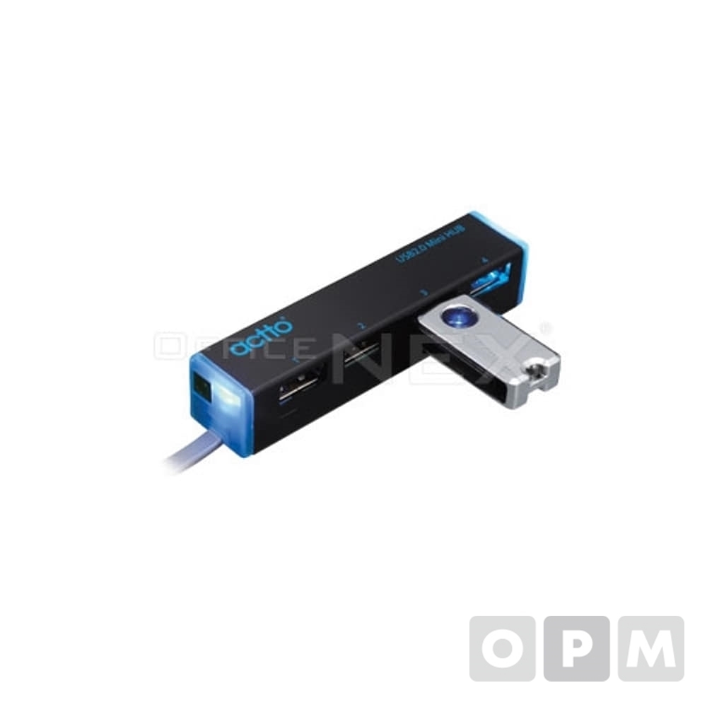 엑토 USB허브 (HUB-13/케이블길이 4.5cm) 1EA